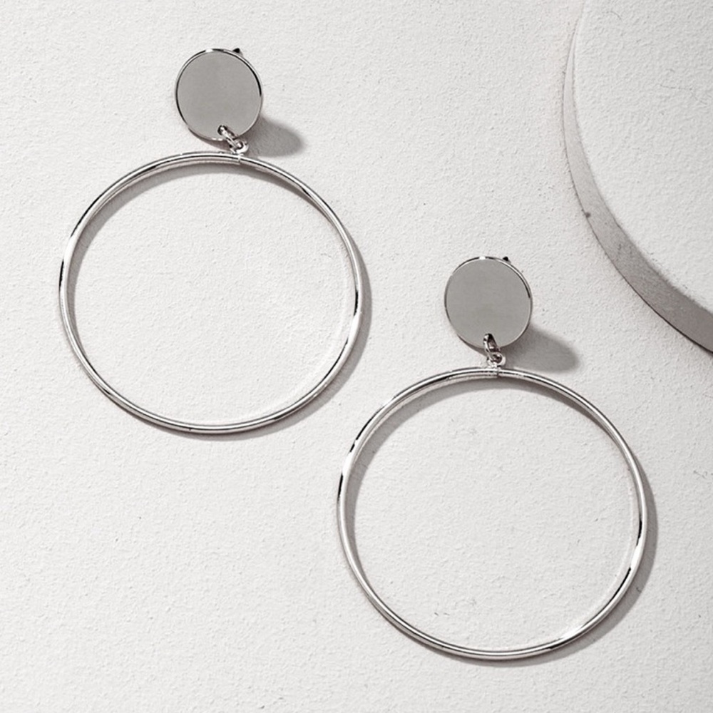 Hoop Clip On Earrings 
(New) - Picture 7 of 8